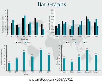 Abstract Infographics templates.