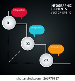 Abstract Infographics templates.