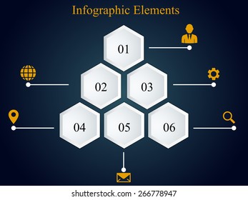 Abstract Infographics templates.