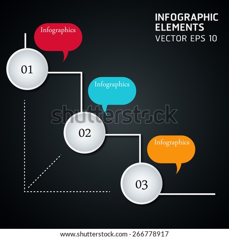 Abstract Infographics templates.