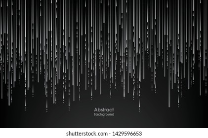 Abstract infographics vertical gray background black and white vector illustration