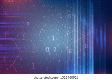 Abstract infographics visualization. Big data code representation. Futuristic network or business analytics. Graphic concept for your design