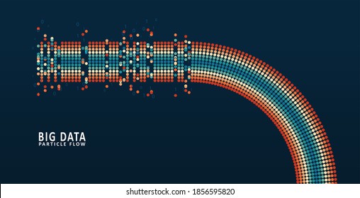 Visualización de infografías abstractas. Representación de códigos de datos grandes. Futurista red o análisis de negocios. Concepto gráfico para su diseño.