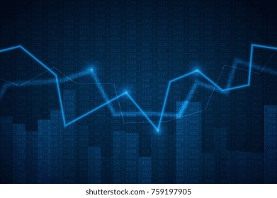 Stock Exchange Market Graph Analysis Background Stock Photo (Edit Now ...