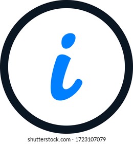 abstraktes Informationssymbol, Vektordesign