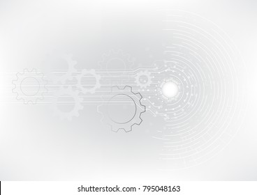 Abstract information and technology background that can used for business presentation. Gear can present engineering system.