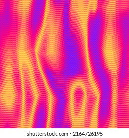 Abstract Infrared Wave. Seamless Texture