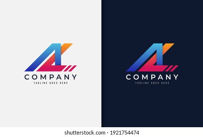 Abstract Initial A and C Logo Design. Usable For Brand and Company. Vector Logo Illustration.