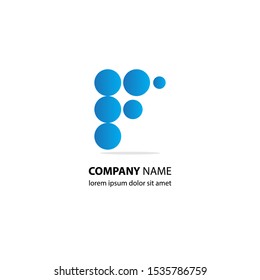 abstract Initial F Letter Logo modern Design Vector Template. Creative Alphabet Letters icon Illustration