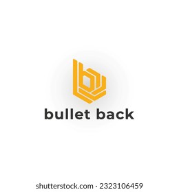 Abstract initial letter B or BB logo in yellow color isolated in white background. BB initial hexagon icon. letter. logo design vector eps 10. Yellow hexagon letter BB for e-commerce business logo.