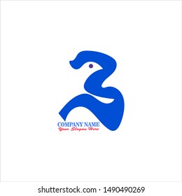 abstract Initial letter b logo vector design template