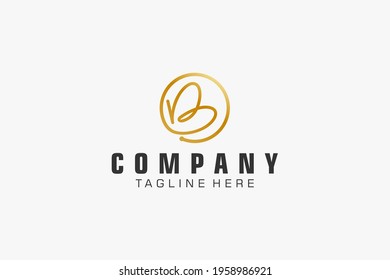 Abstract Initial Letter B Logo. Usable for Business, Technology and Branding Logos. Flat Vector Logo Design Template.