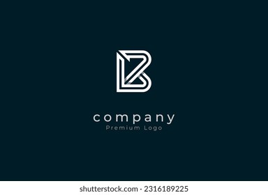 Abstract Initial letter B Seven monogram Logo Design, letter B7 with modern and minimalist style logo design  inspiration, vector illustration