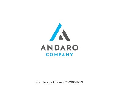 Resumen de la letra inicial Inspiración vectorial de diseño de logotipo de negocios y tecnología.
