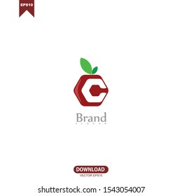 Abstract initial letter C inspiration logo vector design