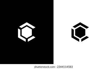 Abstract Initial Letter C Logo