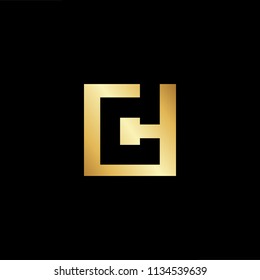 
Abstract initial letter CD DC. minimal awesome trendy professional logo design template. Vector letter logo with gold and black color.
