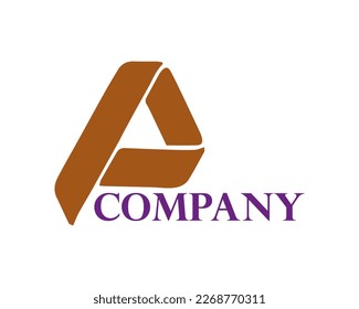 Abstract Initial Letter A company logo Design Template Element.and O Linked Logo. red Vector. Usable for Business and Technology Logos.