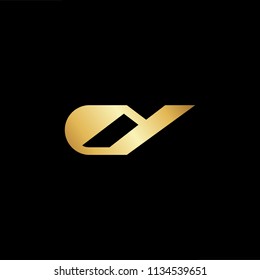 
Abstract initial letter CY YC. minimal awesome trendy professional logo design template. Vector letter logo with gold and black color.