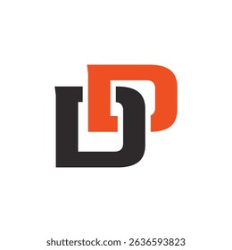Abstract Initial Letter D Logo Design. 