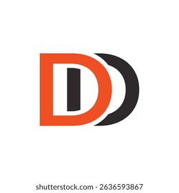 Abstract Initial Letter D Logo Design. 