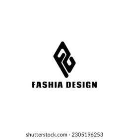 Abstract initial letter FD or DF logo in black color isolated in white background. initial letter logo df, fd, f inside d rounded lowercase white background. Letter FD for art curator company logo.