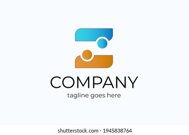 Abstract Initial Letter H Logo.Usable for Business and Branding Logos. Flat Vector Logo Design Template Element