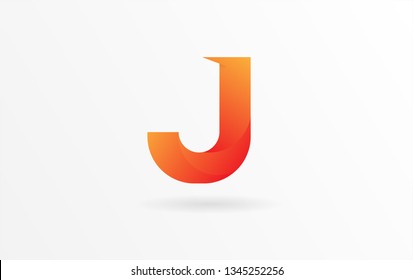 Abstract Initial Letter J logo colorful and Premium design