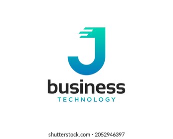 Abstraktes Logo für den Anfangsbuchstaben J. Weiße geometrische Form auf weißem Hintergrund. Für Unternehmens- und Branding-Logos geeignet. Flaches Vectorlogo-Design-Vorlagenelement