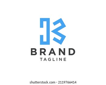 Abstract Initial Letter K Logo. Blue  Geometric Arrow Line Style. Usable for Business and Technology Logos. Flat Vector Logo Design Template Element.