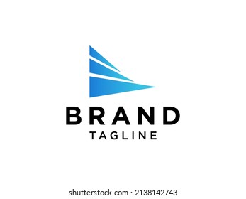 Resumen De La Letra Inicial L Logo. Letra blanca L estilo originami aislado en fondo blanco. Usable para logotipos de marca. Elemento de plantilla de diseño de logotipo de vectores planos.