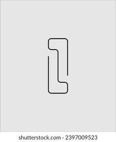 Resumen Carta inicial L. Letra de logotipo L Icono Modelo de logotipo Vector Ilustración Diseño