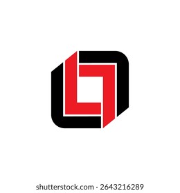 Abstract Initial Letter L Logo Design