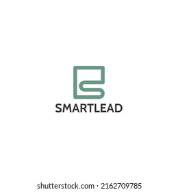 Abstract Initial Letter L And S Logo In Green Color Isolated In White Background Applied For Leadership Training Logo Design Also Suitable For The Brands Or Companies That Have Initial Name SL Or LS