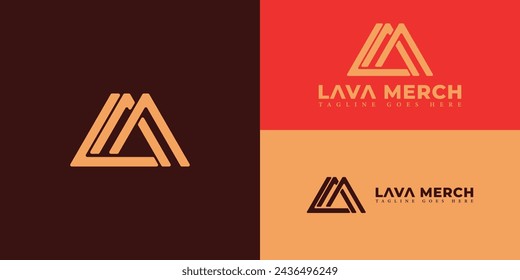 Logo de la letra inicial abstracta LM o ML en color dorado aislado en múltiples fondos. Letras L y M triángulo símbolo geométrico simple logo vector. Logo de la letra LM del triángulo negro para el diseño del logotipo del deporte.