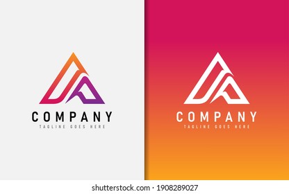 Abstract Initial Letter A Logo Design. Usable For Business, Community, Tech, Sport, Industry, Services Company. Vector Logo Design Illustration.