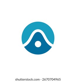 Abstractas Letra Inicial Un Diseño De Logotipo. Logotipo creativo utilizable para la marca y la compañía del negocio. Ilustración de logotipo de Vector.