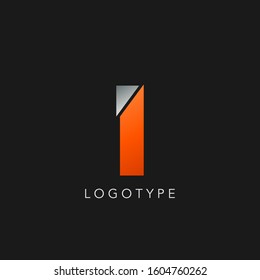 Abstract Initial Letter I logo icon vector design concept.