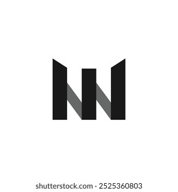 icono de diseño de logotipo de letra M inicial abstracta