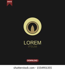 Abstract initial letter O logo vector design