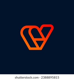 Abstrakter Anfangsbuchstabe PV- oder VP-Logo in goldener Farbe einzeln auf weißem Hintergrund, angewendet auf das Logo der Risikokapitalgesellschaft, das auch für Marken oder Unternehmen geeignet ist, mit Anfangsname VP