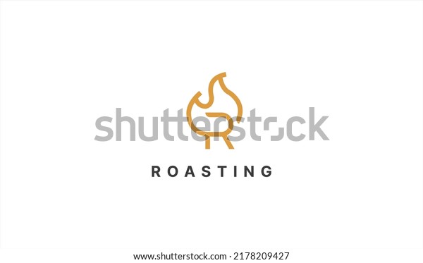 Abstract Initial\
Letter R with Fire Flame Logo. Yellow and Grey isolated on White\
Background. Usable For Business and Branding Logos. Flat Vector\
Logo Design Template\
Element.