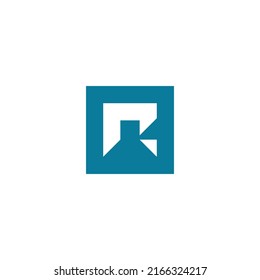 Resumen de la letra inicial Diseño del logotipo del icono R