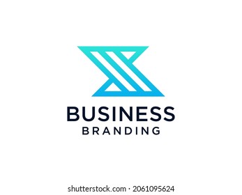 Abstract Initial Letter S Logo. Blue Radial Geometric Lines Infinity Style isolated on White Background. Usable for Business and Technology Logos. Flat Vector Logo Design Template Element