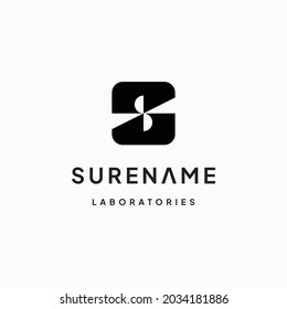 Abstract Initial Letter S typography logo design modern logo inspiration vector icon illustration custom logo design