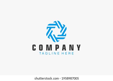 Abstract Initial Letter T Logo. Usable for Business, Technology and Branding Logos. Flat Vector Logo Design Template.