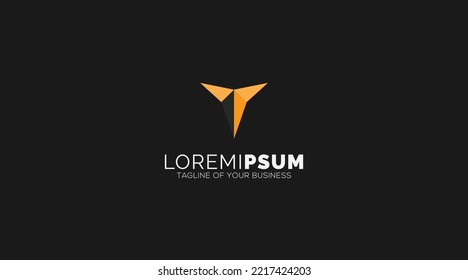 Abstract initial Letter T logo icon design template elements
