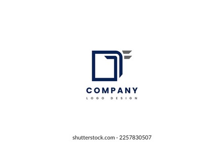 Abstract Initial Letter I and T Logo. Geometric Shape Linked Letter Origami Style isolated on Dark Background. Usable for Business, Technology and Branding Logos. Flat Vector Logo Design Template