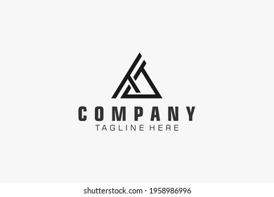 Abstract Initial Letter TB or BT Logo. Usable for Business, Technology and Branding Logos. Flat Vector Logo Design Template.