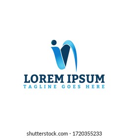 Abstract initial letter V dots for your best business symbol. Flat design letter symbol on the white background. Vector illustration EPS.8 EPS.10